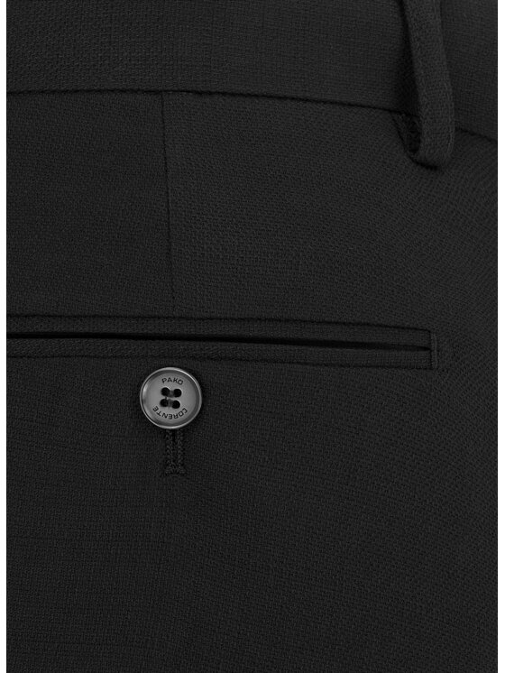 Pako Lorente Pako Lorente Spodnie garniturowe P25SF-6G-012 Czarny Slim Fit