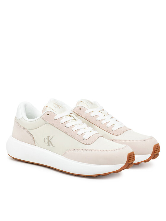 Calvin Klein Jeans Calvin Klein Jeans Tenisice Athleisure Runner Laceup Mix Wn YW0YW01774 Bijela