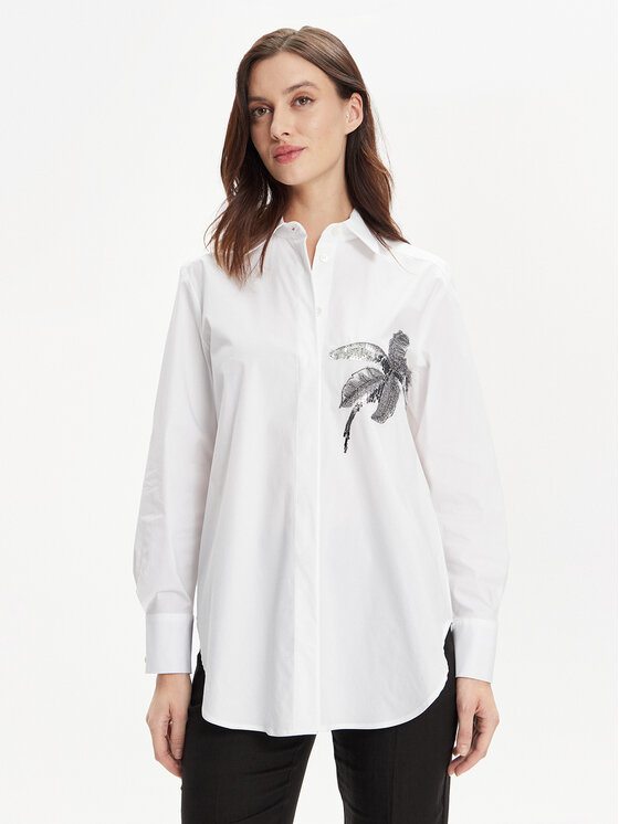 Marella Marella Camicia Elam 2413111121 Bianco Regular Fit