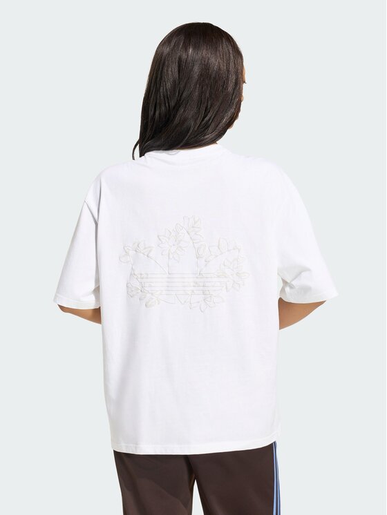 adidas adidas T-Shirt 168119 Biały Oversize