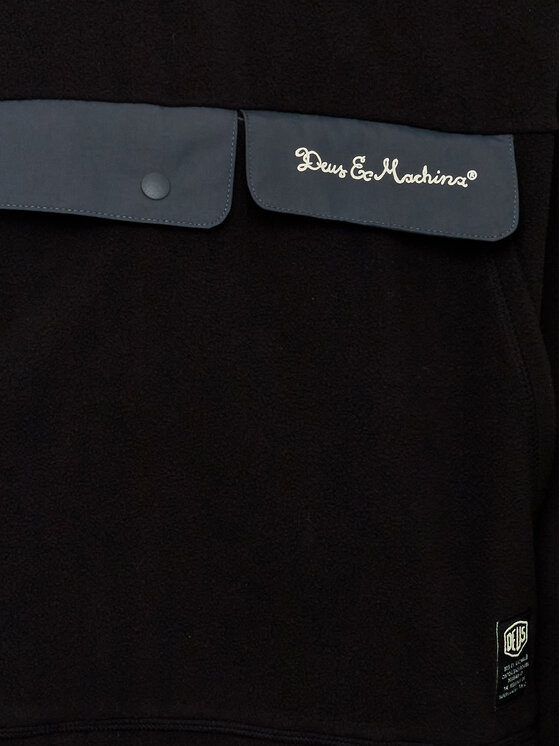 Felpa di pile Ridgeline DPT22024 Nero Relaxed Fit