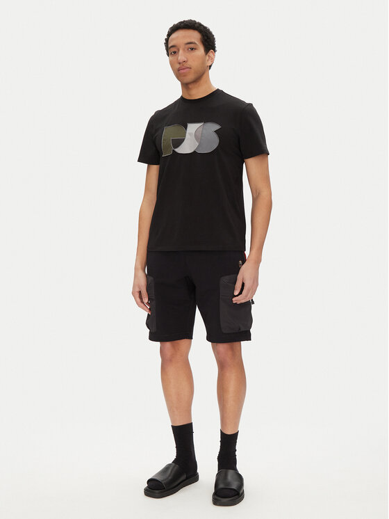 Parajumpers Parajumpers Спортивні шорти Irvine 25SMPMPARE06 Чорний Regular Fit