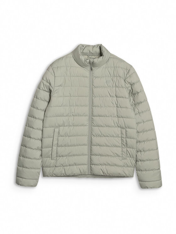 4F 4F Kurtka puchowa BASIC+ Khaki Regular Fit