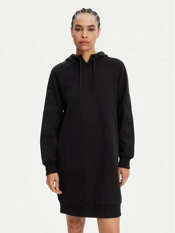 Armani Exchange Armani Exchange Trikotažinė suknelė XW000501 AF12804 UC001 Juoda Relaxed Fit