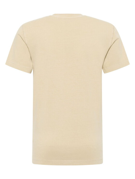 Mustang Mustang T-Shirt AUSTIN Beżowy Regular Fit