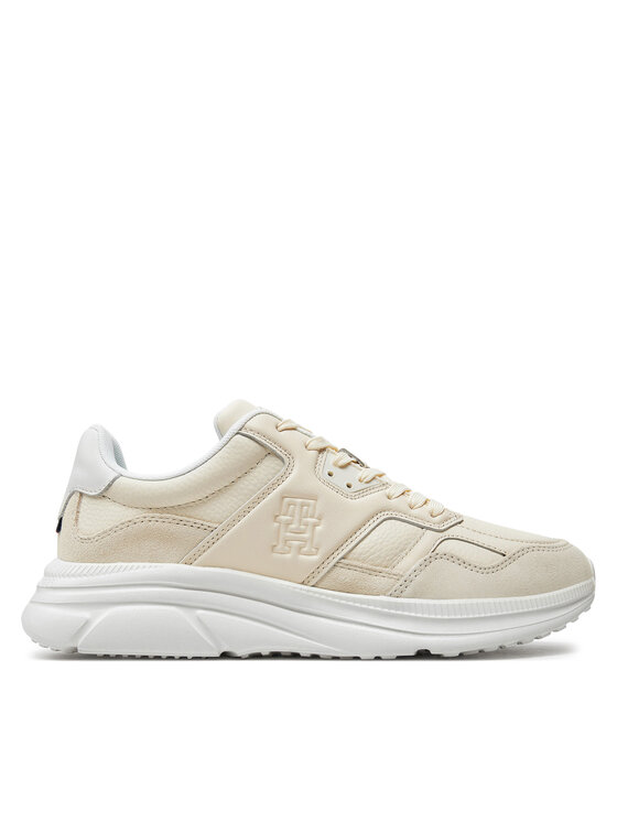 Tommy Hilfiger Snīkeri Modern Runner Best Lth Mix FM0FM04938 Bēšs