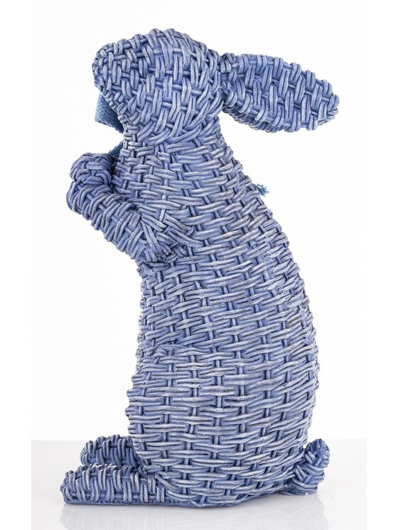 MIAhome MIAhome Figurka królika 27x11,5x15,5 cm AFICO Niebieski