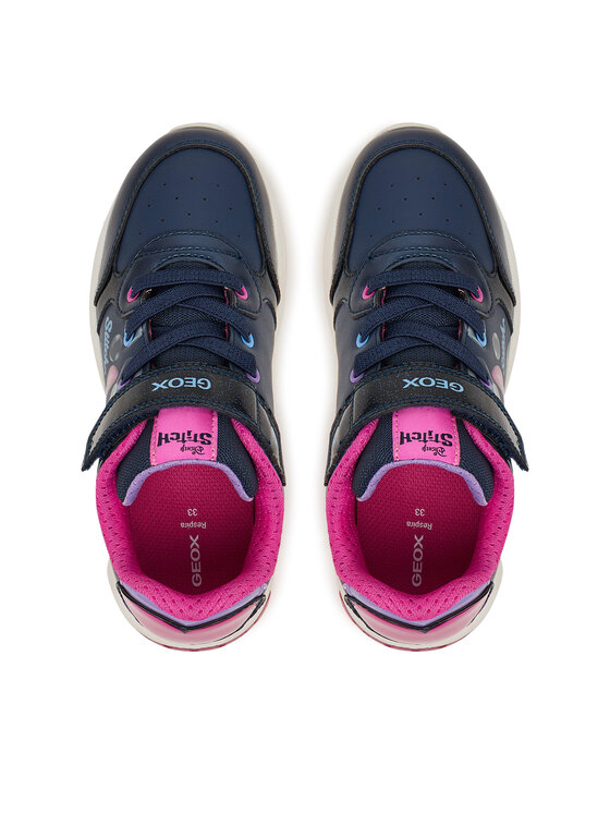 Geox Geox Sneakersy J Fadinlight Girl J66M4E 05402 C4268 D Tmavomodrá