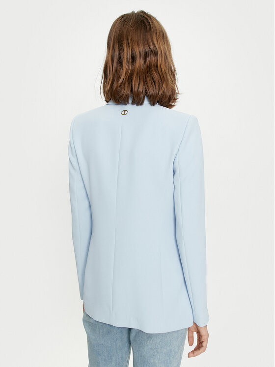 TWINSET TWINSET Sakoi 241TP2170 Svijetloplava Regular Fit