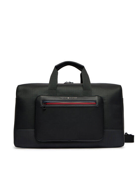 Tommy Hilfiger Tommy Hilfiger Taška Th Foundation Duffle AM0AM14160 Čierna