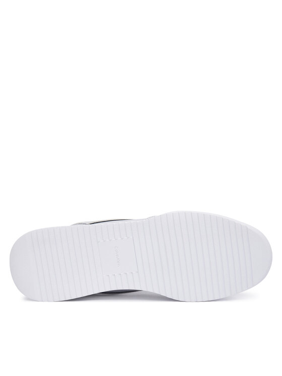 Calvin Klein Calvin Klein Tenisice Low Pro Run Lace Stripe Met Lth HW0HW03272 Srebrna