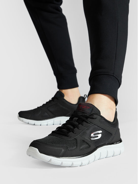 Skechers Skechers Sneakersy Scloric 52631/BKRD Černá