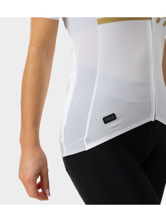 Alé Cycling Alé Cycling Koszulka rowerowa PR-E Play Biały Fitted Fit