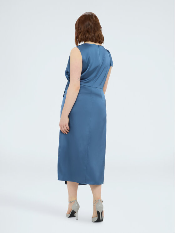 Fiorella Rubino Fiorella Rubino Vestito da giorno 7070T001750N024 Blu Regular Fit