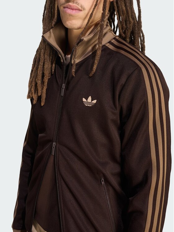 adidas adidas T-Shirt 159248 Brązowy Slim Fit