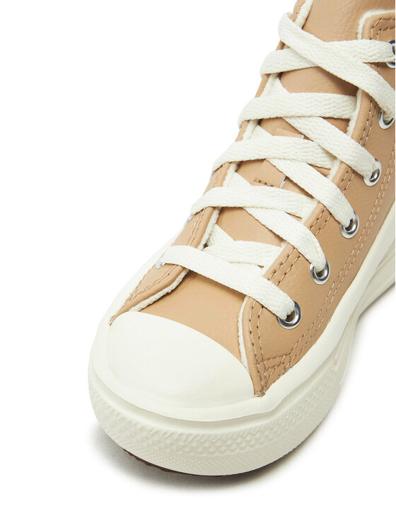 Converse Converse Trampki Chuck Taylor All Star Move Platform Leather A09262C Beżowy