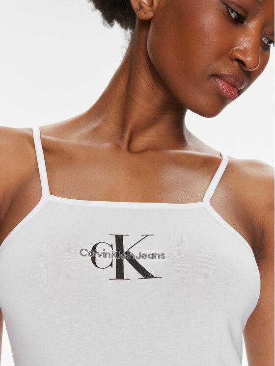 Calvin Klein Jeans Calvin Klein Jeans Body Monologo J20J223421 Fehér Slim Fit