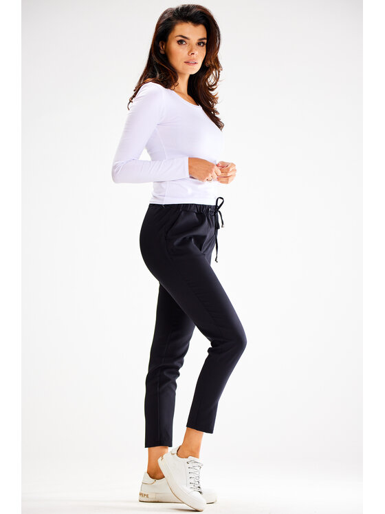 Awama Awama Dámské kalhoty A600 Černá Basic Fit