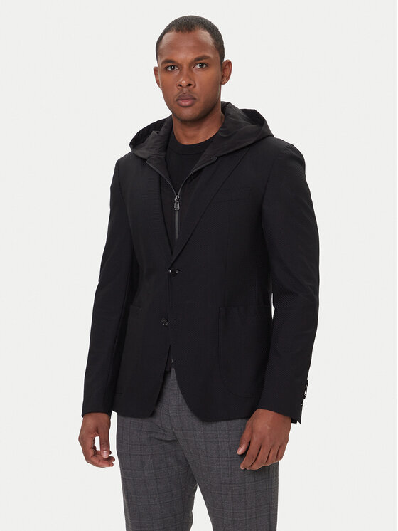 JOOP! JOOP! Sacou Huntsville-J 30047604 Negru Slim Fit