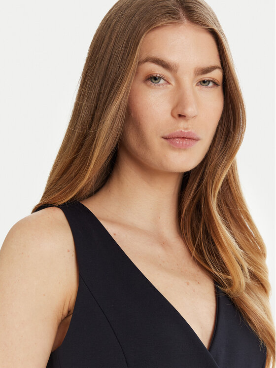 Marella Marella Mellény Camper 2513911034 Sötétkék Slim Fit