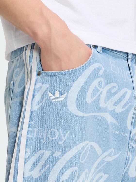 adidas adidas Szorty jeansowe 167652 Granatowy Regular Fit