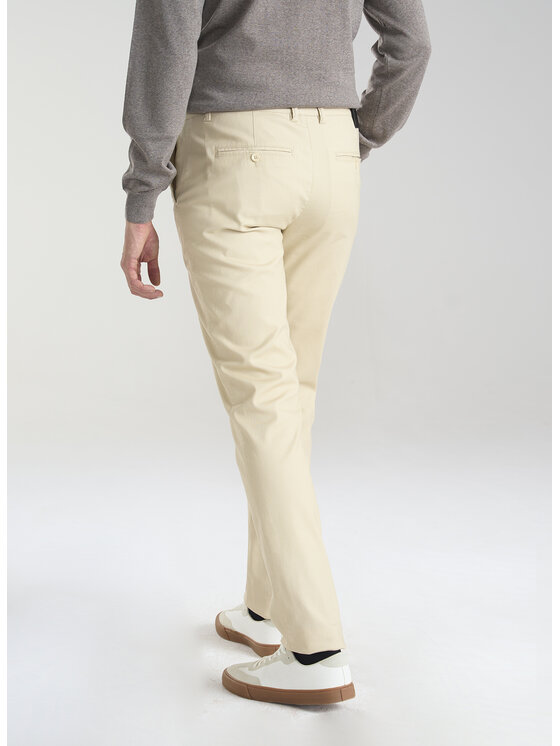 Pako Lorente Pako Lorente Spodnie materiałowe P24SF-WX-003 Beżowy Classic Fit