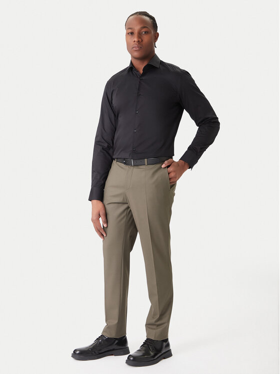 HUGO HUGO Hemd Kason 50482056 Schwarz Slim Fit