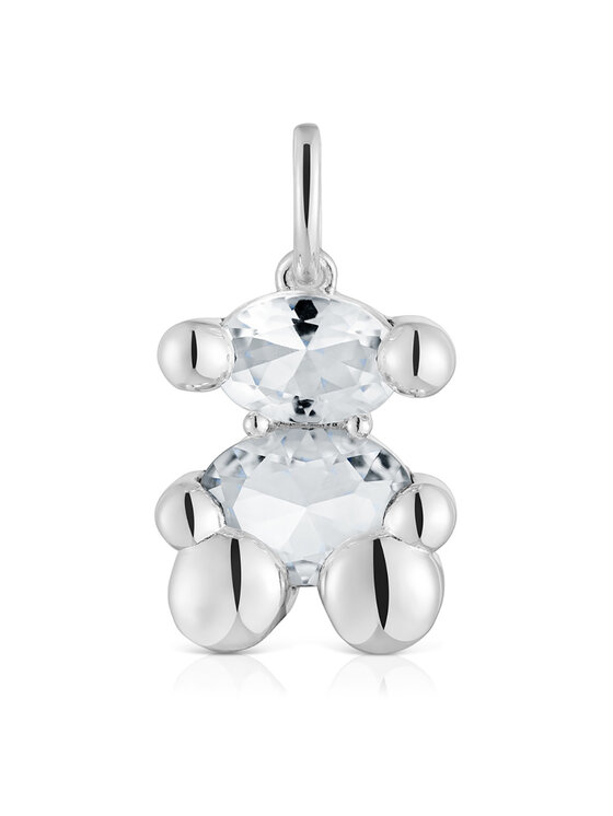 TOUS TOUS Wisiorek Color Bear 1004224800 Srebrny