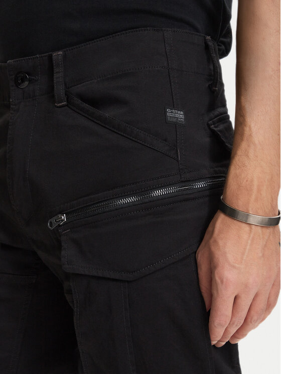 G-Star Raw G-Star Raw Шорти от плат Rovic Zip D26214-5126 Черен Relaxed Fit