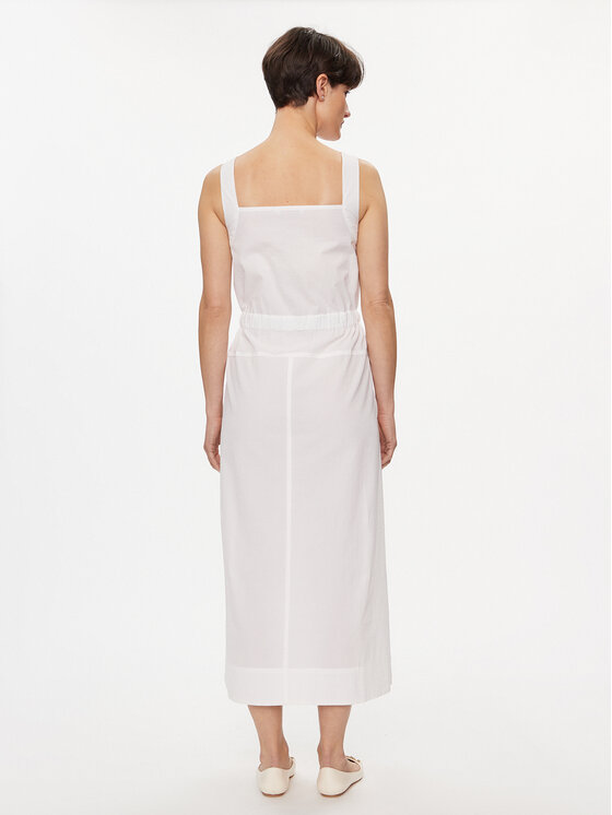 Max Mara Leisure Max Mara Leisure Лятна рокля Panfilo 2416221068 Бял Regular Fit