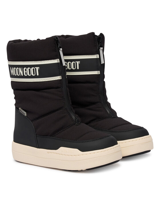 Moon Boot Moon Boot Sniego batai Jr Park Zip High Wp 80D3440080 D Juoda