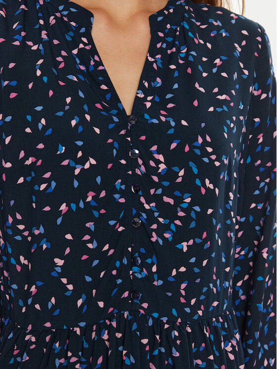 Tatuum Tatuum Kleid für den Alltag Strakmi T2416.202B Dunkelblau Regular Fit