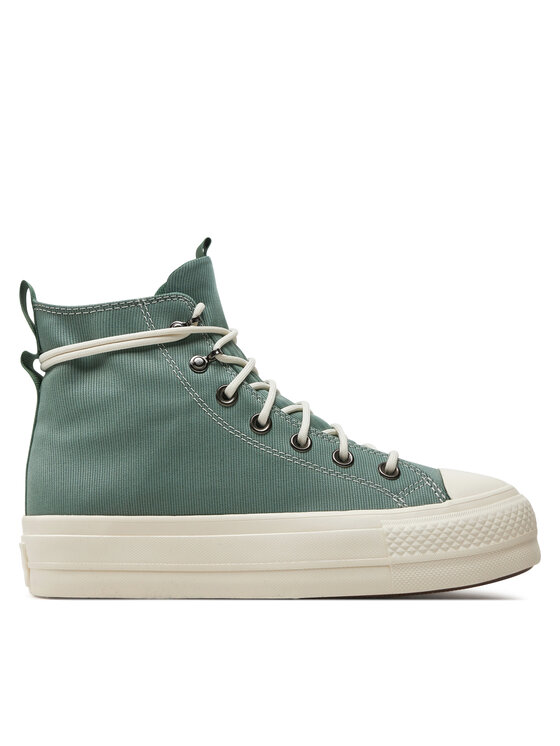 Converse Tenisice Chuck Taylor All Star Lift Platform Play On Utility A08864C Zelena