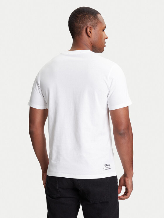 KARL LAGERFELD KARL LAGERFELD T-Shirt 755099 553270 Biały Regular Fit