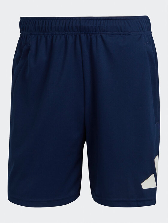 adidas adidas Szorty sportowe Train Essentials Logo Training Shorts IB8124 Niebieski Regular Fit