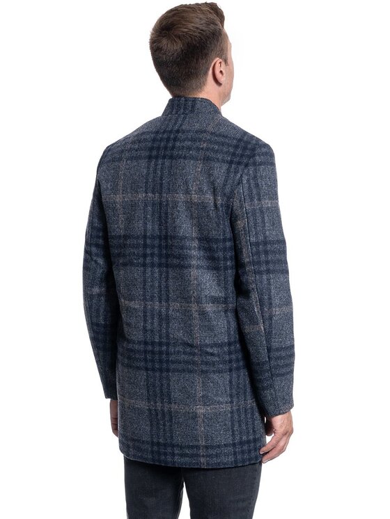 Only & Sons Only & Sons Cappotto ONSWILBURT CHECK COAT BOX Grigio Regular Fit