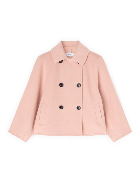 Motivi Motivi Cappotto invernale R019W000189N006 Rosa Boxy Fit