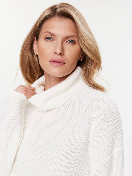 Liu Jo Liu Jo Трикотажна сукня MF3076 MA51I Білий Relaxed Fit