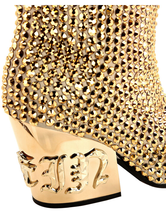 PHILIPP PLEIN PHILIPP PLEIN Kozaki 4179 Złoty