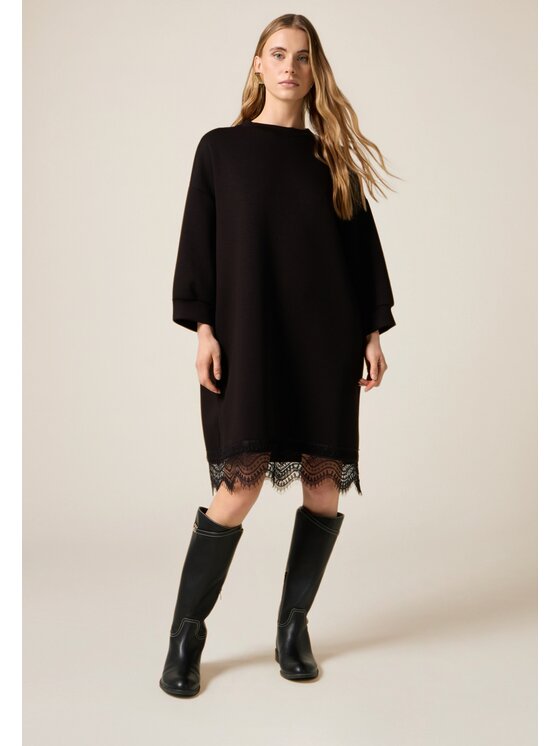 Oltre Oltre Vestito da giorno 7073E000346N033 Nero Over Fit