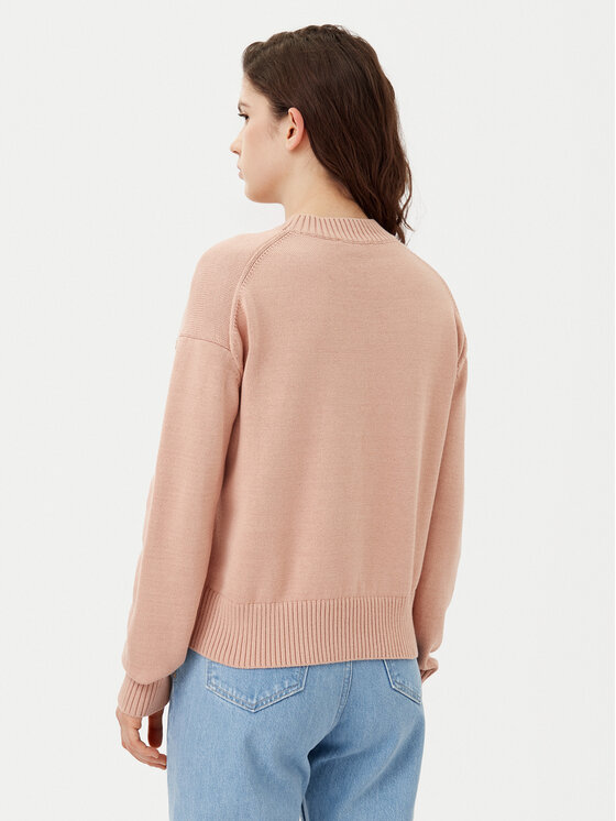 Calvin Klein Jeans Calvin Klein Jeans Pulover Monogram J20J224802 Oranžna Regular Fit