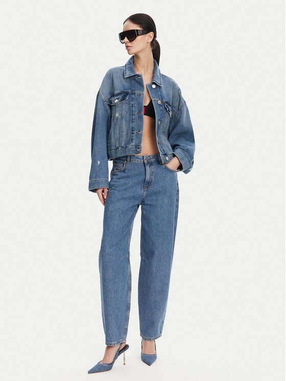 PINKO PINKO Kurtka jeansowa Gaborone 104644 Niebieski Regular Fit