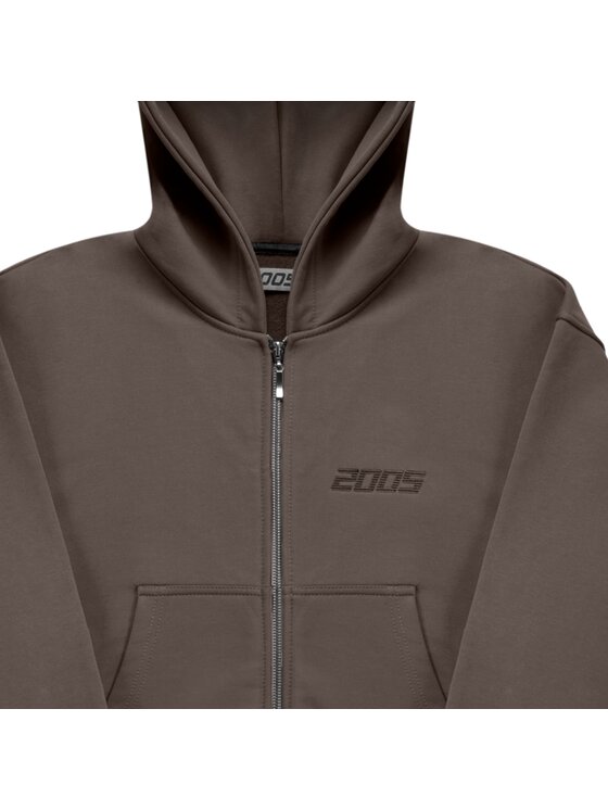 2005 2005 Bluza Classic Logo Brązowy Oversize