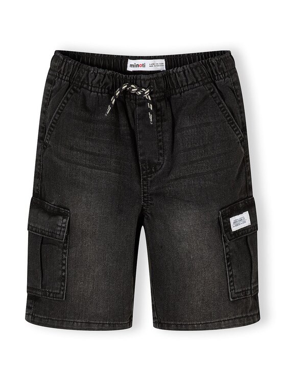 minoti minoti Szorty jeansowe 29SHORT251 Granatowy Regular Fit