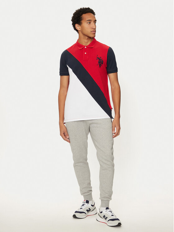 U.S. Polo Assn. U.S. Polo Assn. Polo MUP3628 Kolorowy Regular Fit