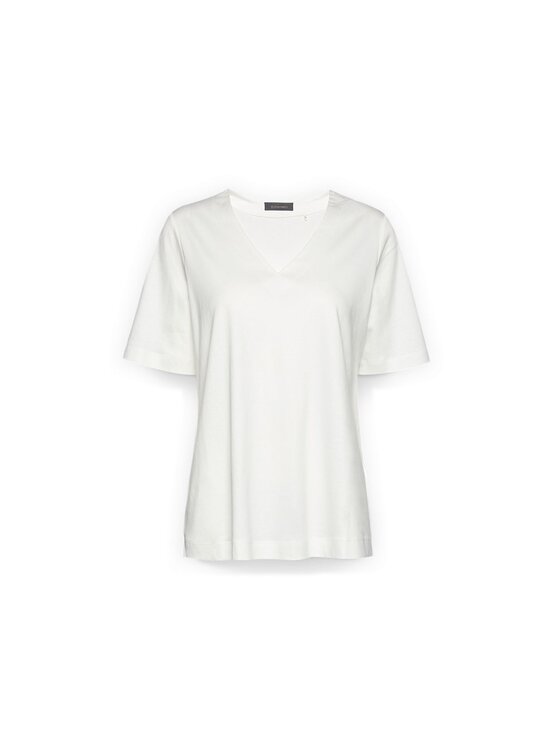 Elena Mirò Elena Mirò T-Shirt G004Z000633N011 Biały Regular Fit