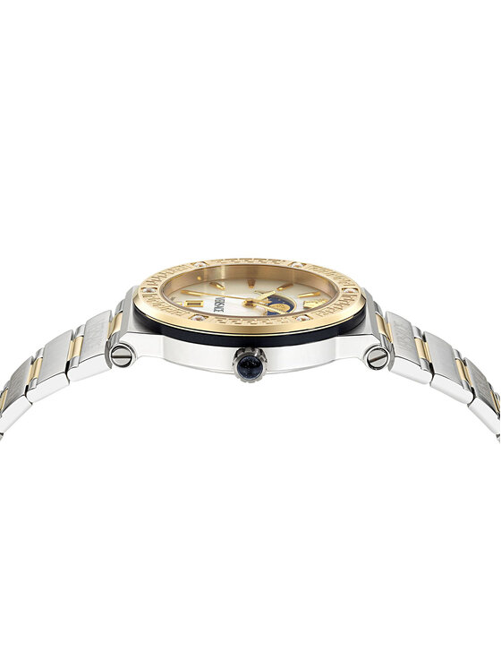 Versace Versace Zegarek VE7G00524 Srebrny