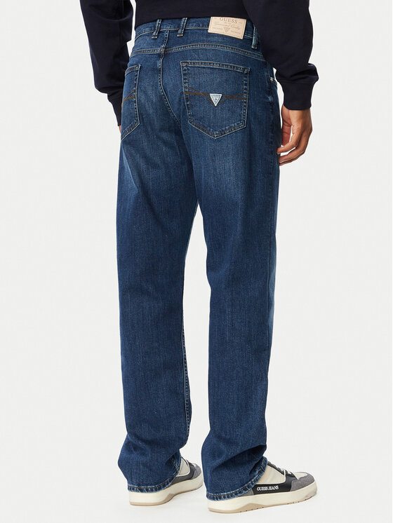 Guess Guess Джинси M6YA82 D1477 Cиній Relaxed Fit