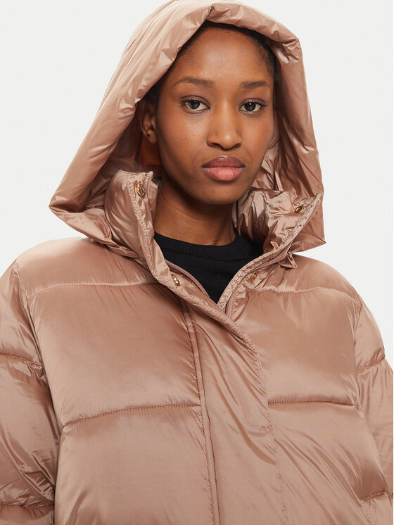 TWINSET TWINSET Žieminė striukė 242TP2300 Smėlio Loose Fit
