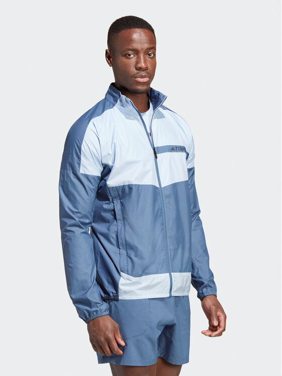 adidas adidas Neperpučiama striukė Terrex Multi Windbreaker HM4028 Mėlyna Regular Fit
